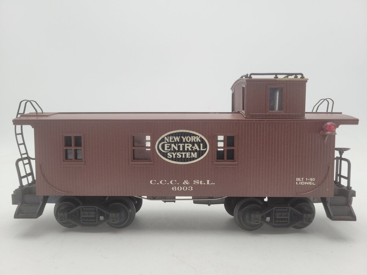 Lionel 6-17611 O Gauge New York Central Illuminated Woodside Caboose #6003 VG