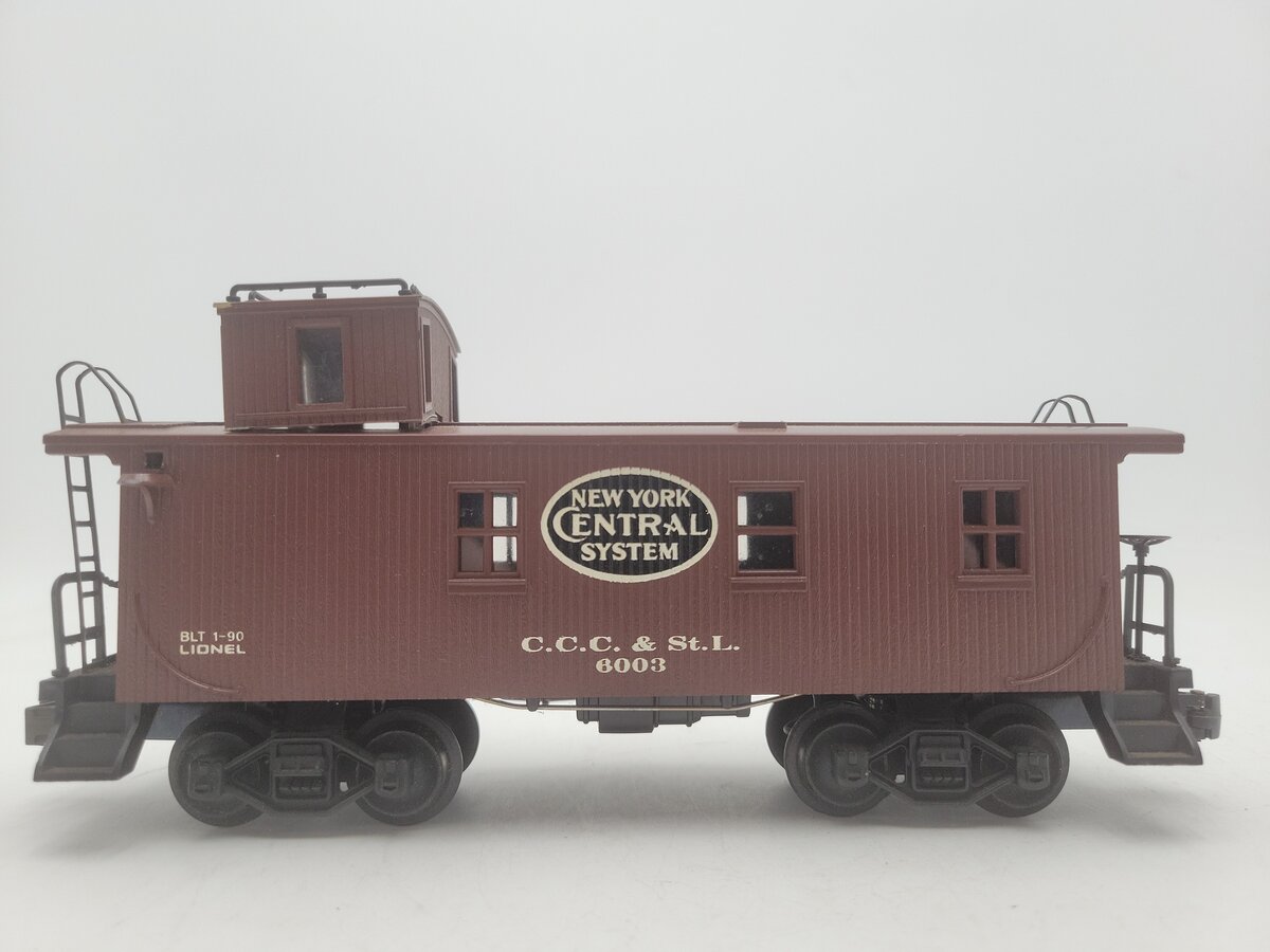 Lionel 6-17611 O Gauge New York Central Illuminated Woodside Caboose #6003 VG