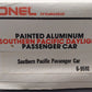 Lionel 6-9591 O Gauge Southern Pacific Daylight Aluminum Passenger Car EX/Box
