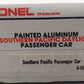Lionel 6-9591 O Gauge Southern Pacific Daylight Aluminum Passenger Car EX/Box