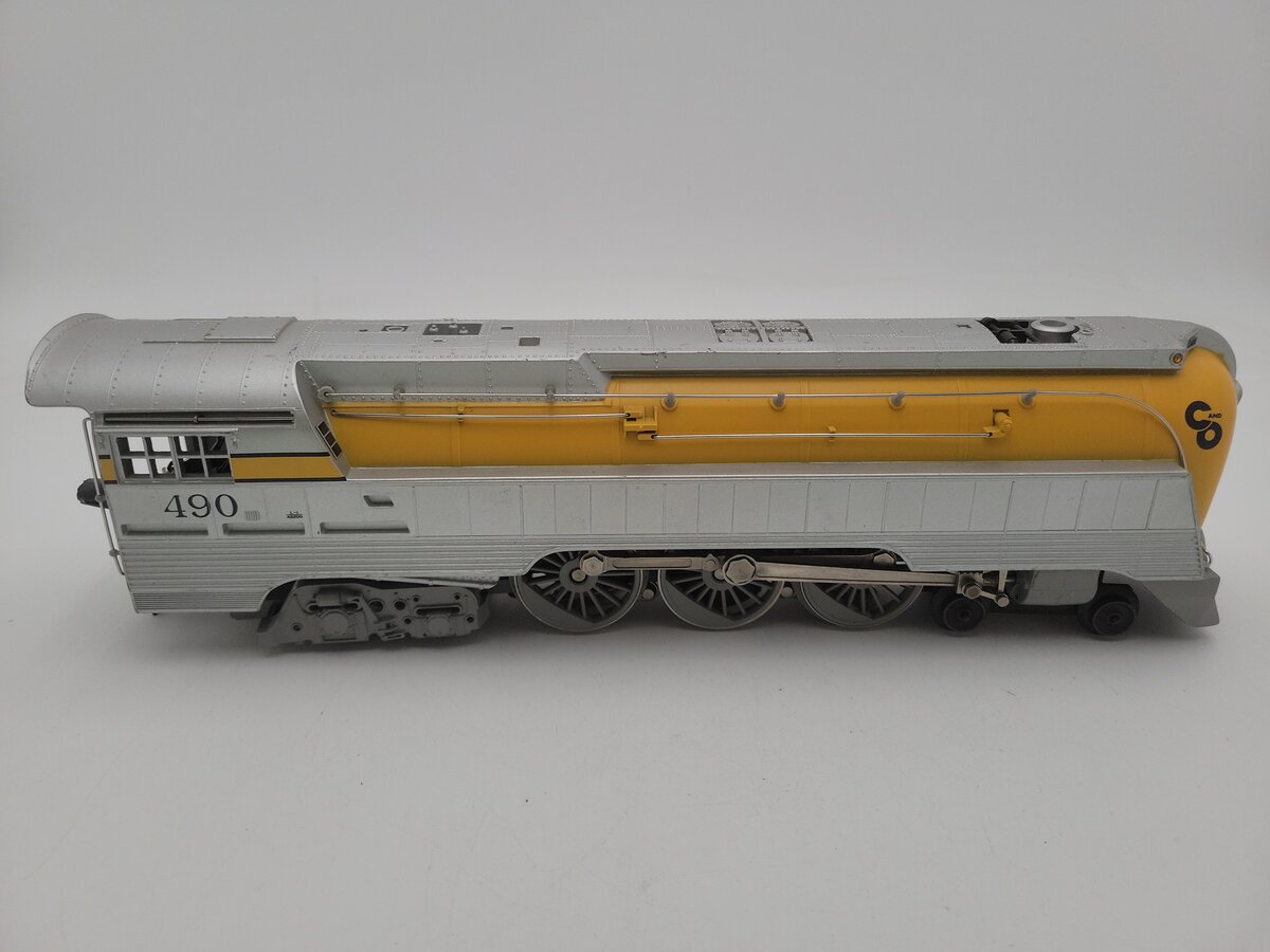 Lionel 6-18043 O Chesapeake & Ohio Streamlined Hudson #490 with RSII VG