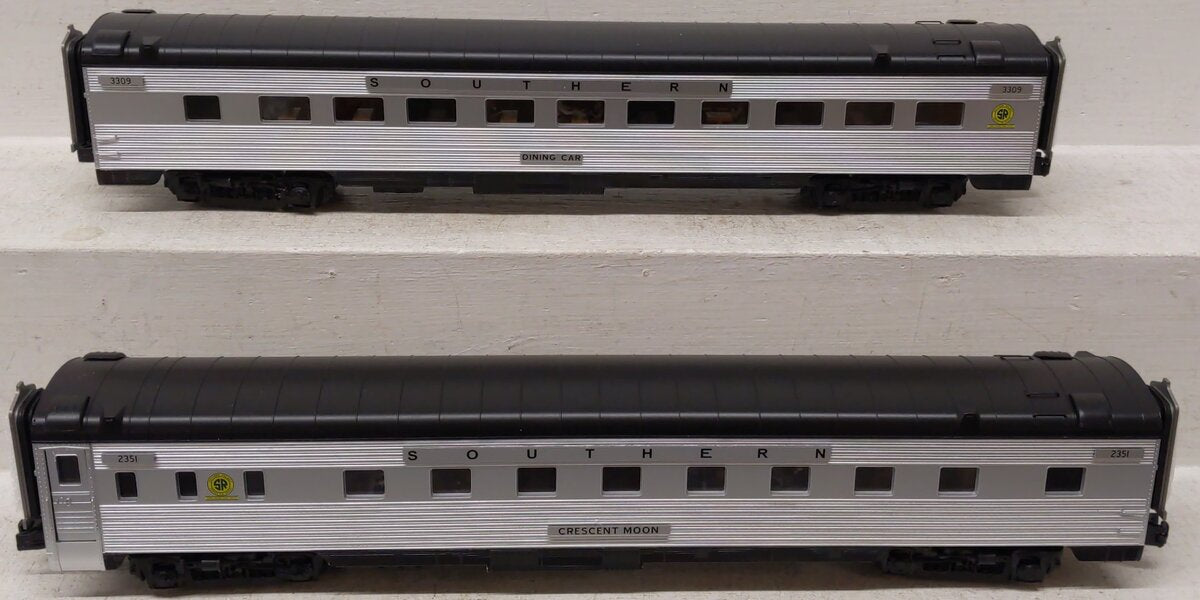 Atlas 3001593S O Gauge Southern 70' Streamline 2-Car Passenger Set (3-Rail) LN/Box