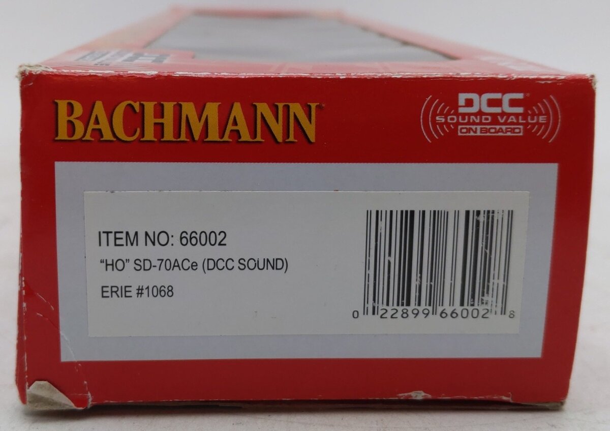 Bachmann 66002 HO Erie NS Heritage SD70ACe Diesel Loco Sound/DCC #1068 EX/Box