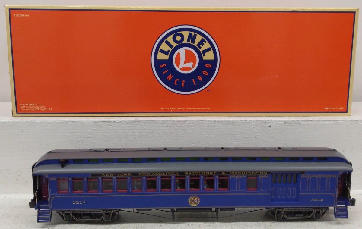 Lionel 2427561 O Gauge Royal Blue Wood Passenger #1014 LN/Box