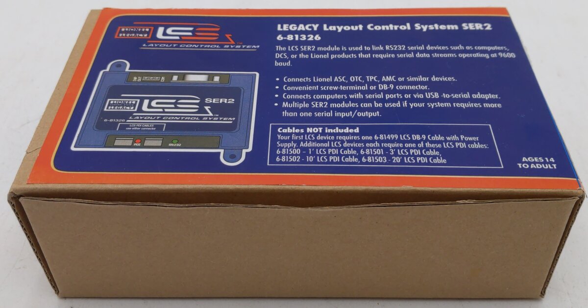 Lionel 6-81326 O Scale LCS Legacy Layout Control System - SER2 EX/Box