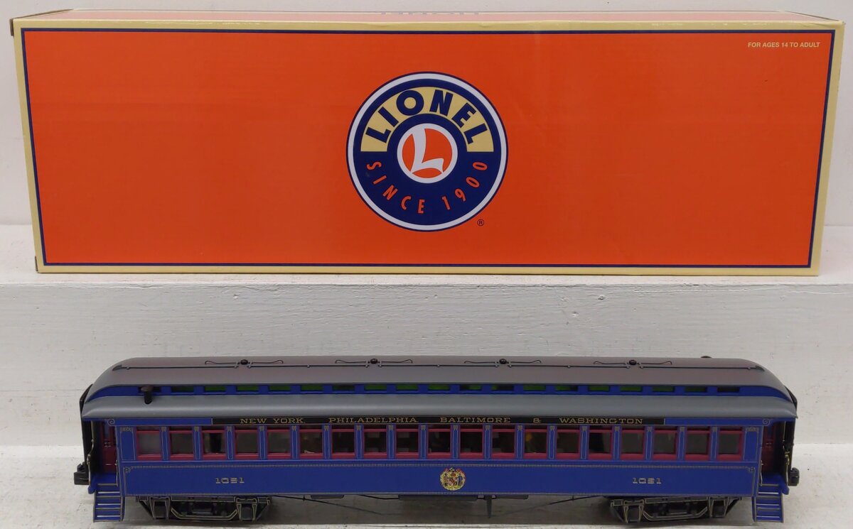 Lionel 2427562 O Gauge Royal Blue Wood Passenger #1051 LN/Box