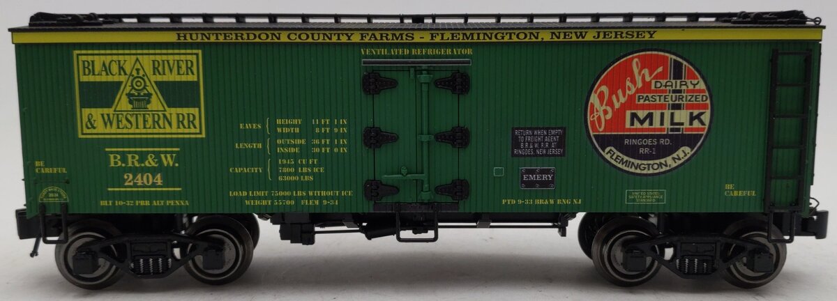RMT 86199-11 O Black River Milk Woodside Reefer #2404 EX/Box