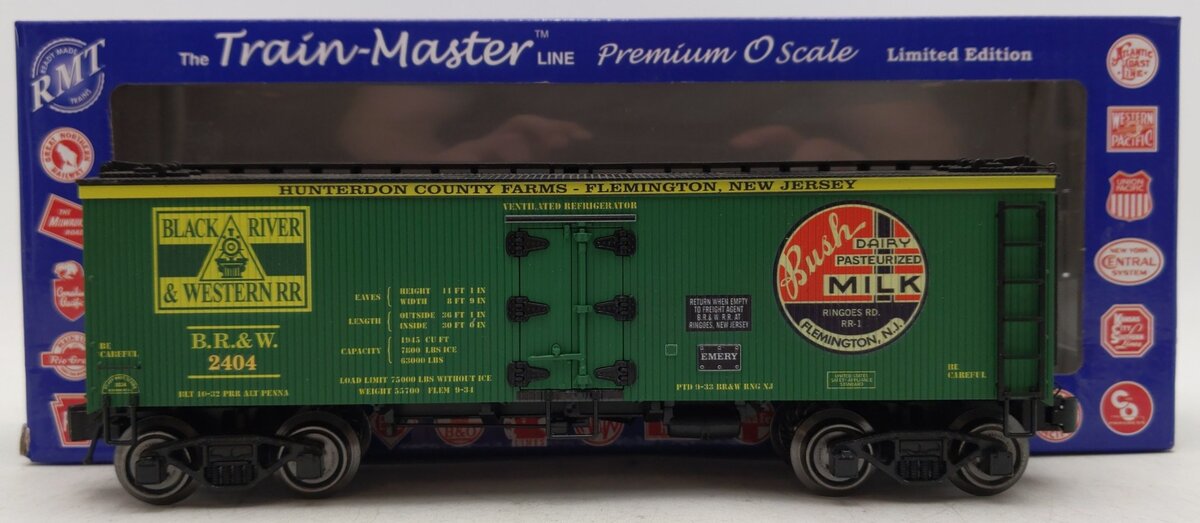 RMT 86199-11 O Black River Milk Woodside Reefer #2404 EX/Box