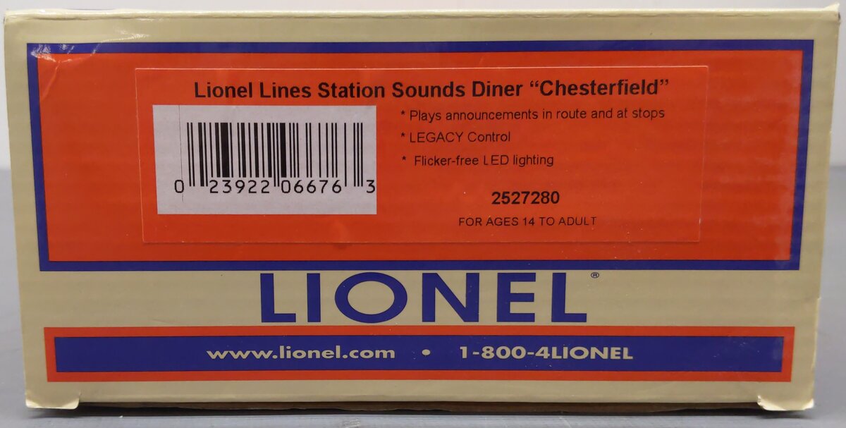Lionel 2527280 O Gauge Lionel Lines 