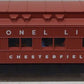 Lionel 2527280 O Gauge Lionel Lines "Chesterfield" Station Sounds Diner #2647 LN/Box