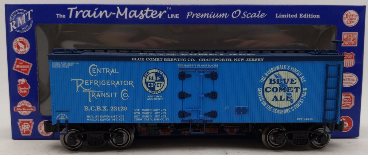 RMT 861261 O Blue Comet Ale Woodside Reefer Car LN/Box