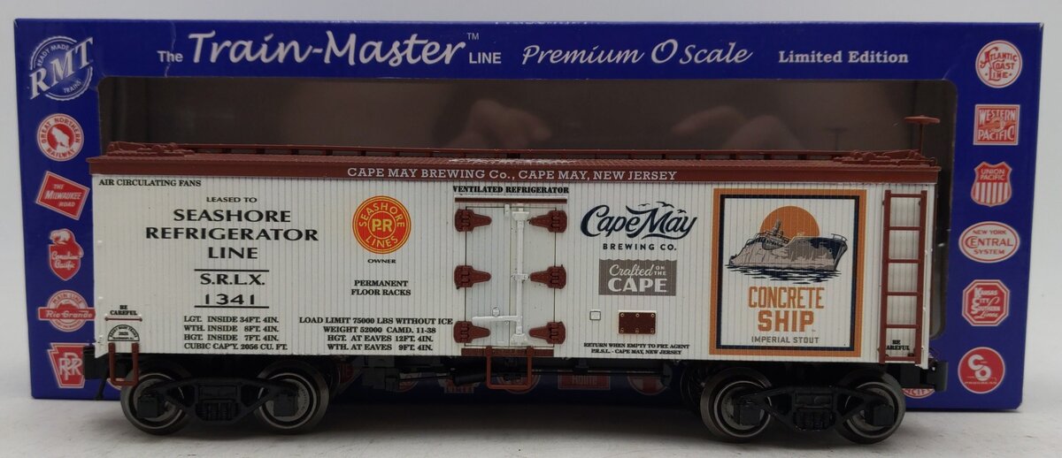 RMT 86199-188-1 O Gauge CapeMay Woodside Reefer Car #1341 EX/Box