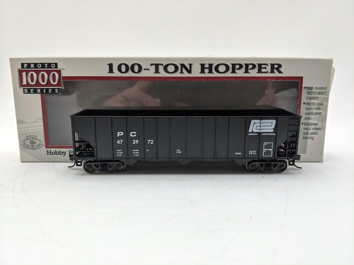 Proto 1000 920-37014 HO Scale Penn Central 100-Ton Hopper #473972 LN/Box