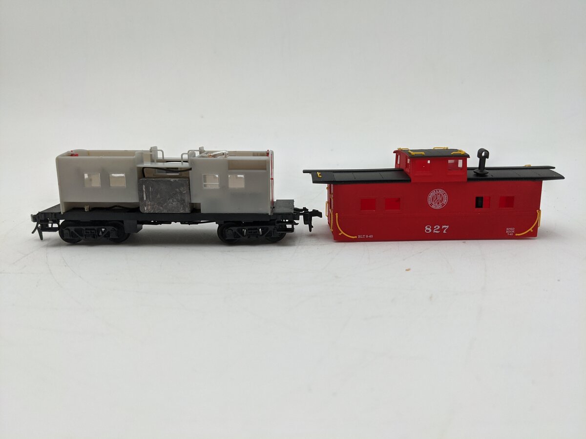 Proto 2000 8235 HO Pittsburgh & West Virginia Steel Center Cupula Caboose #827 EX/Box