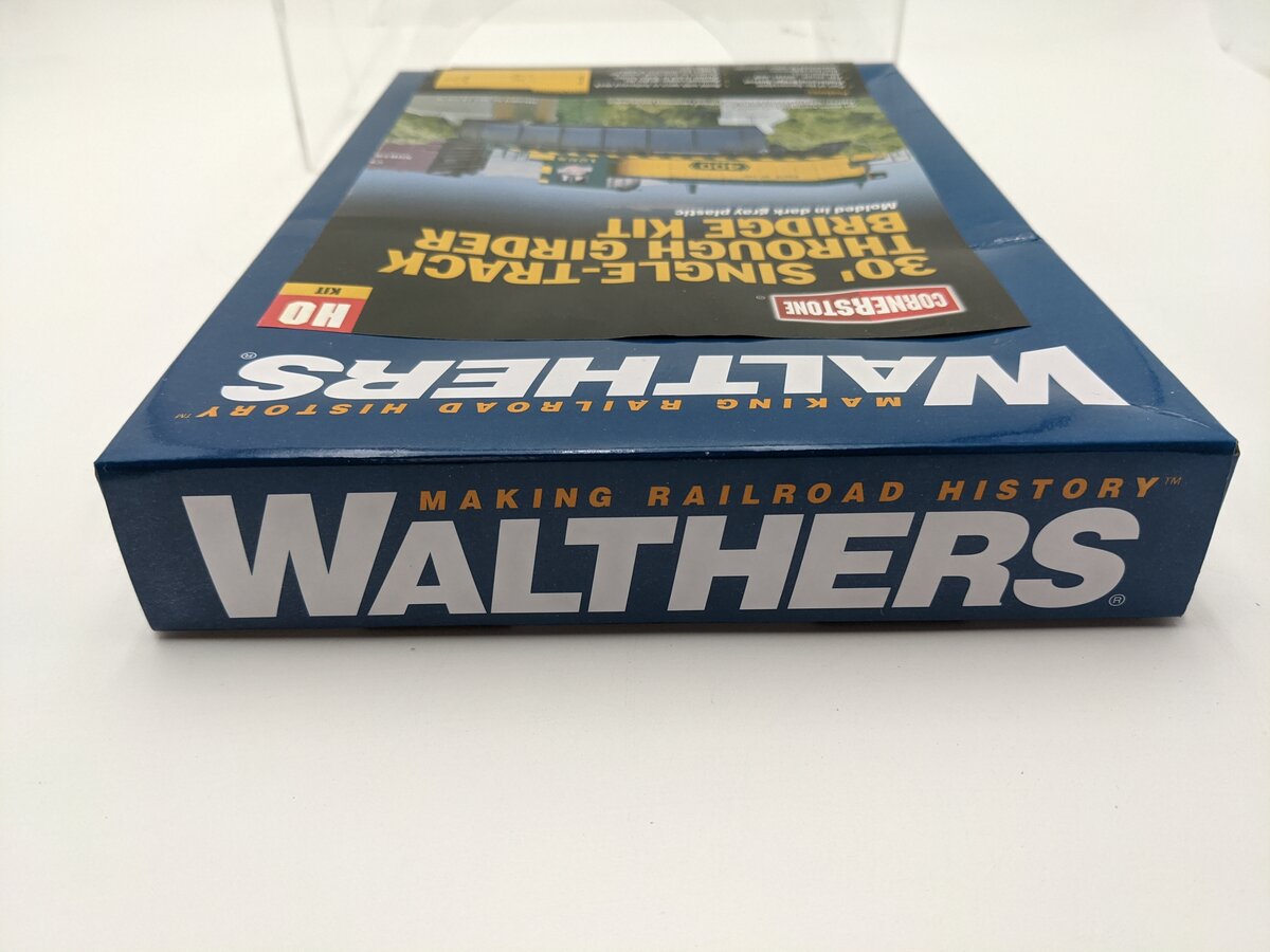 Walthers 933-4500 HO 30' Single-Track Railroad Through Girder Bridge Kit EX/Box