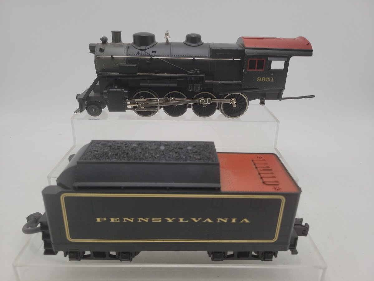 MTH 20-99511 O Gauge 2-8-0 Pennsylvania Steam Locomotive & Tender #9951 w/PS2 EX