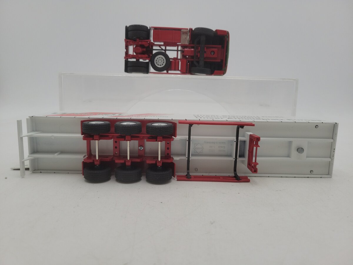 Conrad 6607/0 1:50 Scale Man TGL 41 WANDT Spedition Tractor With Box Trailer LN/Box