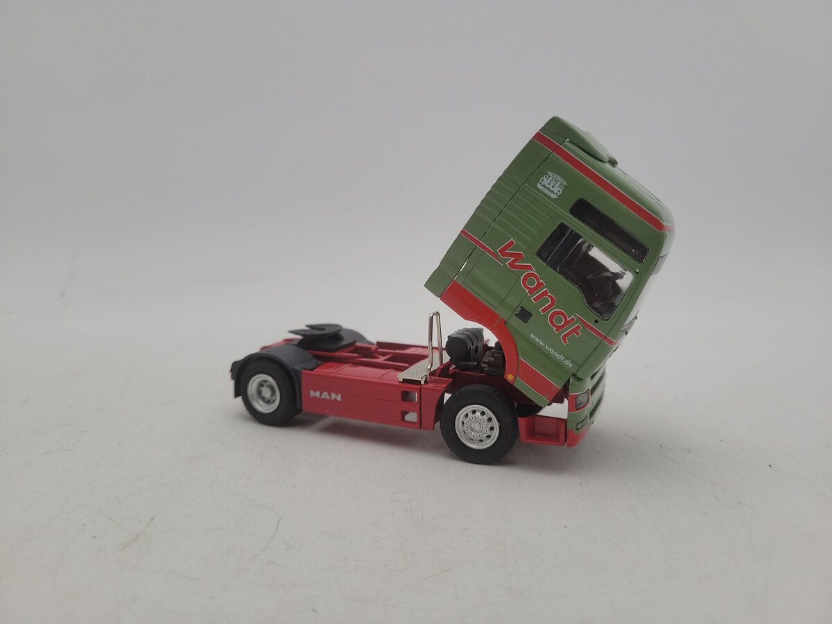 Conrad 6607/0 1:50 Scale Man TGL 41 WANDT Spedition Tractor With Box Trailer LN/Box