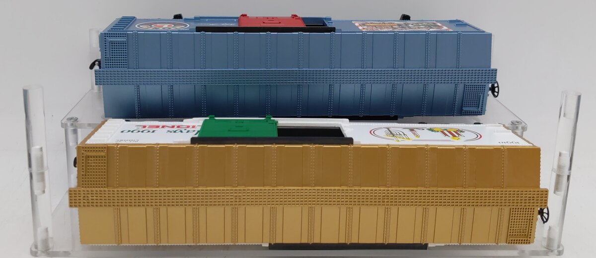 Lionel O Gauge Assorted Box Cars: # 6-19910, # 6-36276 LN/Box