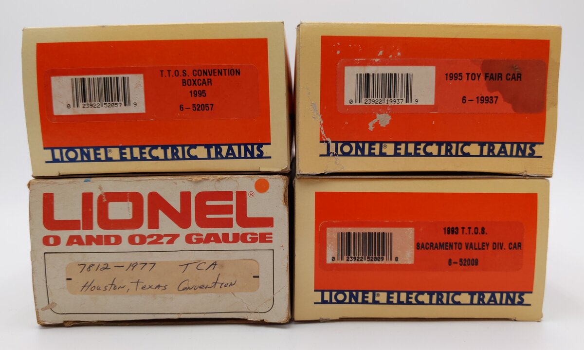 Lionel Assorted O Gauge Freight Cars [4] EX/Box