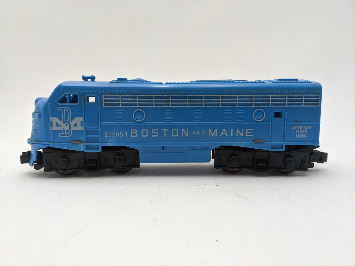 American Flyer 21205-1 Vintage S Baltimore & Maine F9 Dummy Diesel Locomotive VG