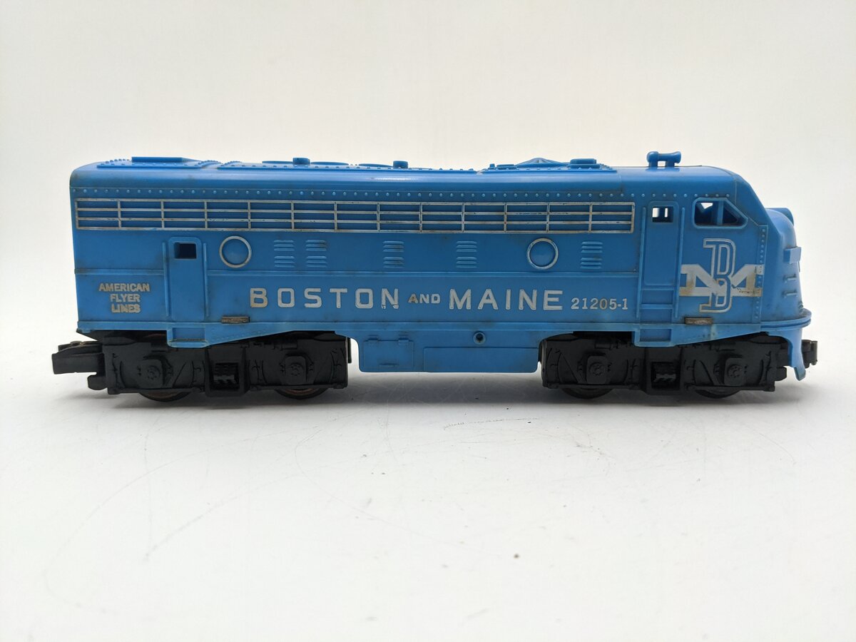American Flyer 21205-1 Vintage S Baltimore & Maine F9 Dummy Diesel Locomotive VG