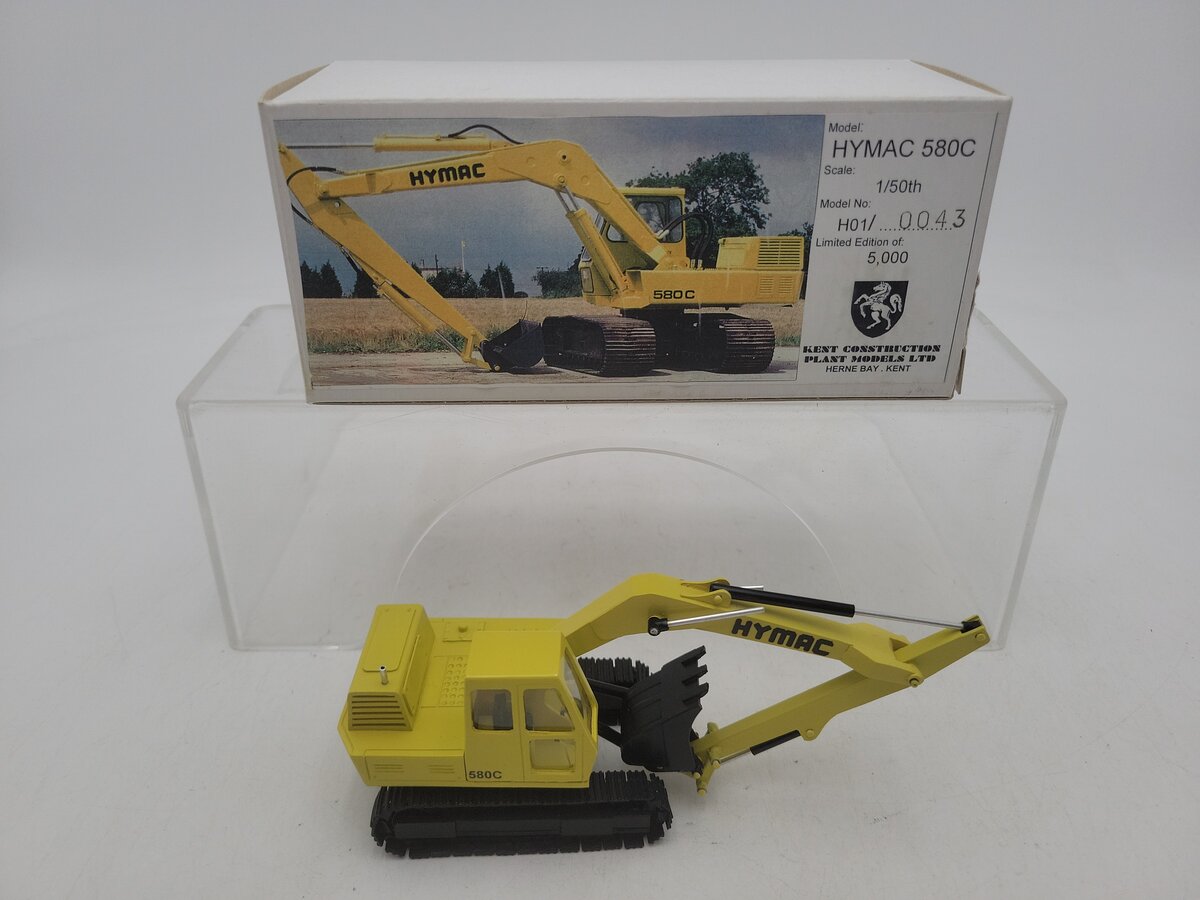 Acme H01 1:50 Scale By Kent Models Hymac 580C Excavator Digger Limited Edition VG/Box