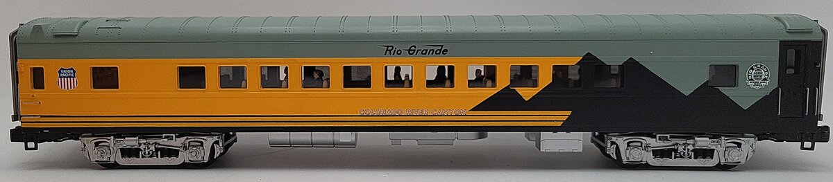 MTH 20-69140A 70' Denver Rio Grande "Colorado River Canyon" Coach Car LN/Box