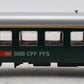 Marklin 4066 HO Scale Passenger Coach of the Swiss Railways EX/Box