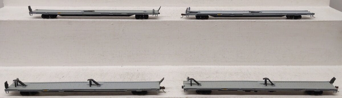 HO Scale New York Central Trailer Flatcars with Trailers [4] VG