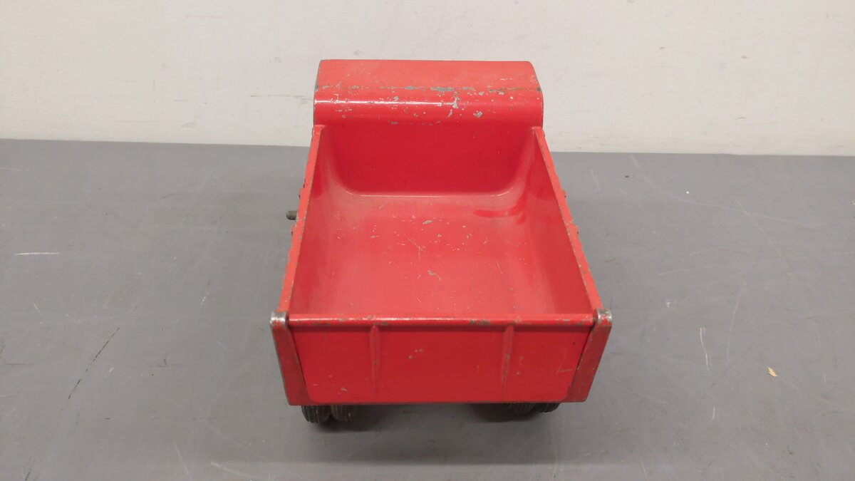 Smith Miller 109 1:16 Scale Vintage California Smitty Toys Red Dump Truck VG