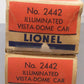 Lionel 2442 Vintage O Lionel Lines Clifton Red Stripe Vista Dome Cars [2] VG/Box