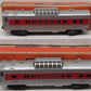 Lionel 2442 Vintage O Lionel Lines Clifton Red Stripe Vista Dome Cars [2] VG/Box