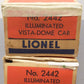 Lionel 2442 Vintage O Lionel Lines Clifton Red Stripe Vista Dome Cars [2] VG/Box