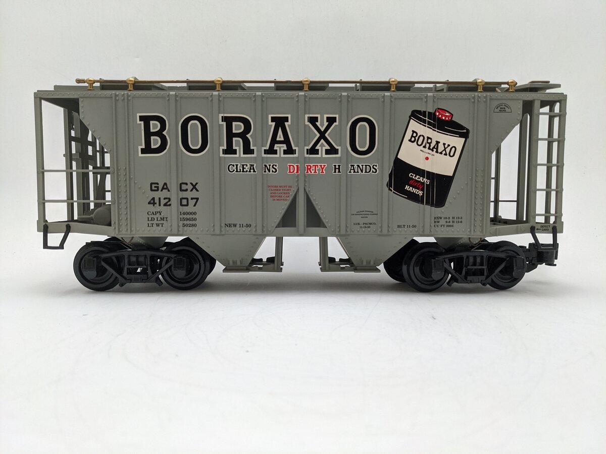 Aristo-Craft 41207 G Scale Boraxo 2-Bay Hopper EX/Box