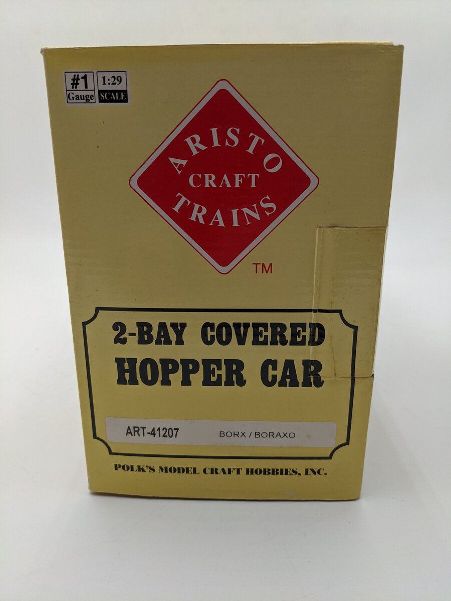 Aristo-Craft 41207 G Scale Boraxo 2-Bay Hopper EX/Box