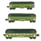 Lionel 240s Vintage O Prewar Green Passenger Set # 2640, 2640 & 2641 [3] VG/Box