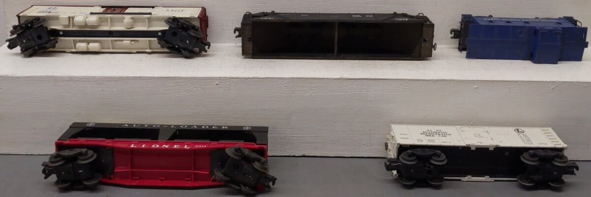 Lionel Vintage O Gauge Freight Cars: 64361, 3482, 6672, 6017-50, 6414 [5] VG