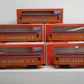 Lionel  O Gauge Assorted Passenger Cars: 9504, 9501, 9506, 9505, 9511 [5] EX/Box