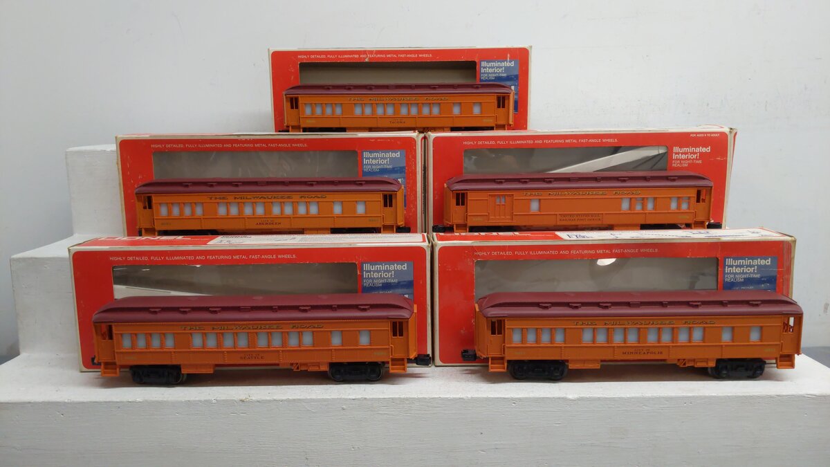 Lionel  O Gauge Assorted Passenger Cars: 9504, 9501, 9506, 9505, 9511 [5] EX/Box