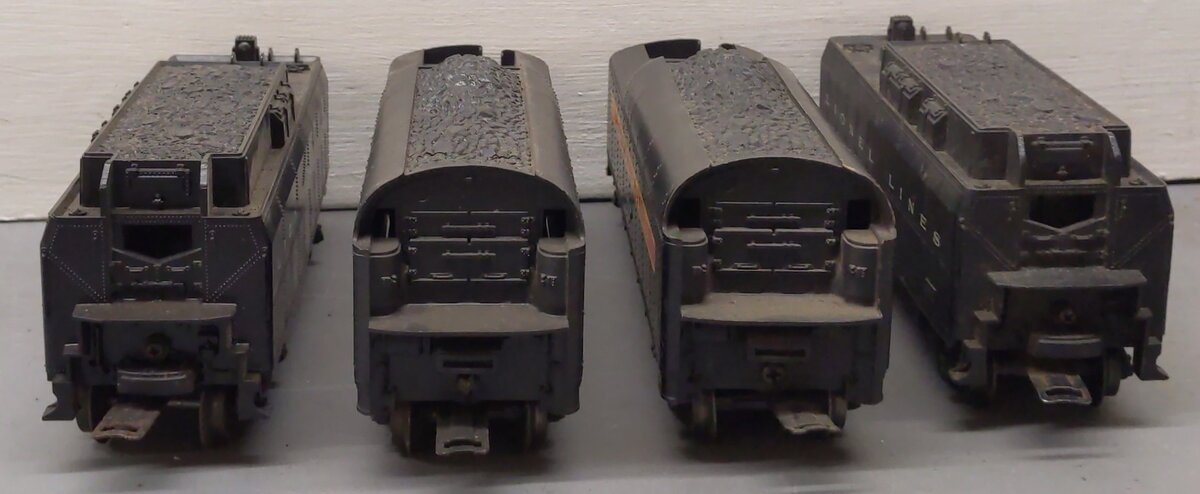 Lionel Vintage O Gauge Whistle Tenders #6026W, 746W [4] VG