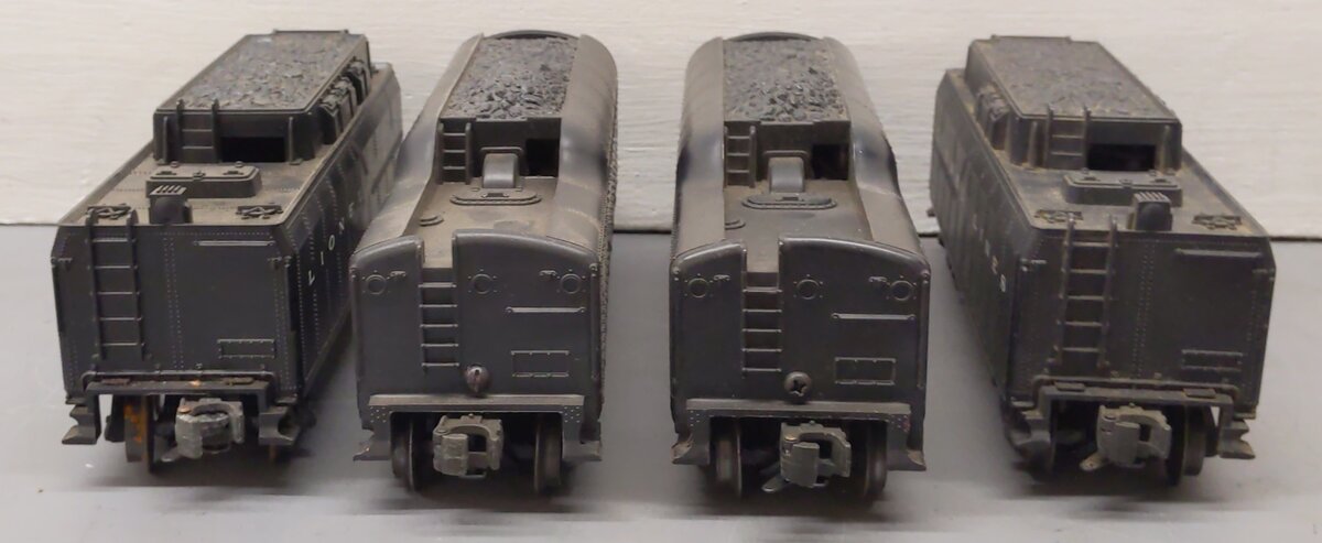 Lionel Vintage O Gauge Whistle Tenders #6026W, 746W [4] VG