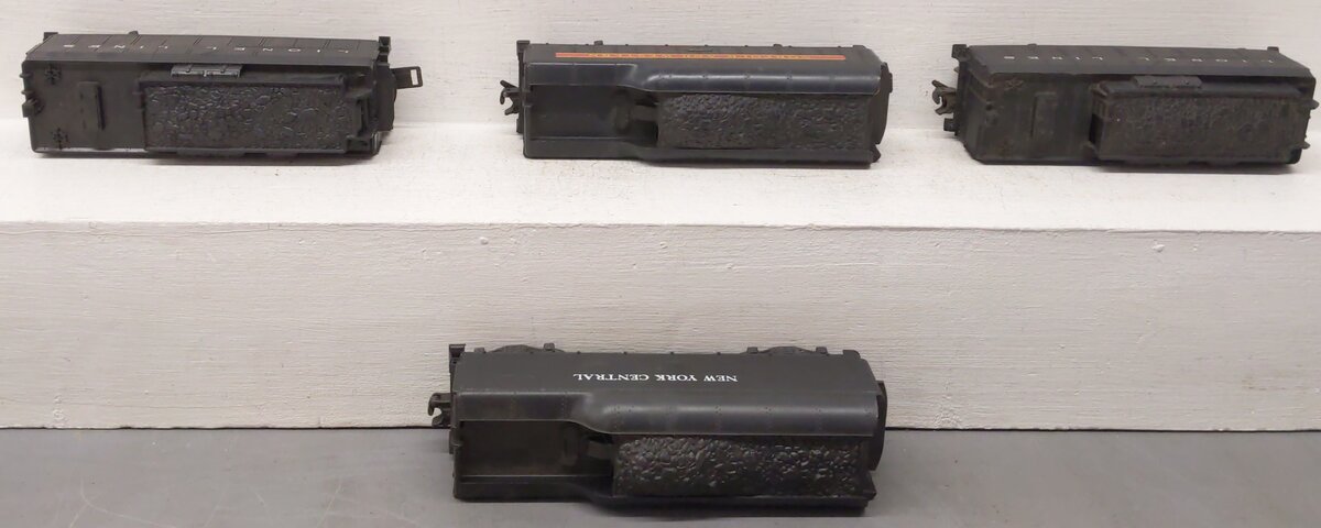 Lionel Vintage O Gauge Whistle Tenders #6026W, 746W [4] VG