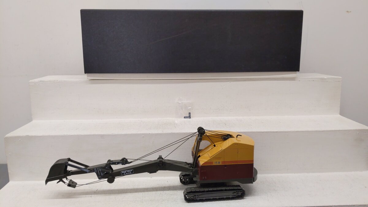 CCM 15B 1:24 Scale Cat Bucyrus Erie Brass Cable Hoe Diecast Limited Edition #049 EX/Box