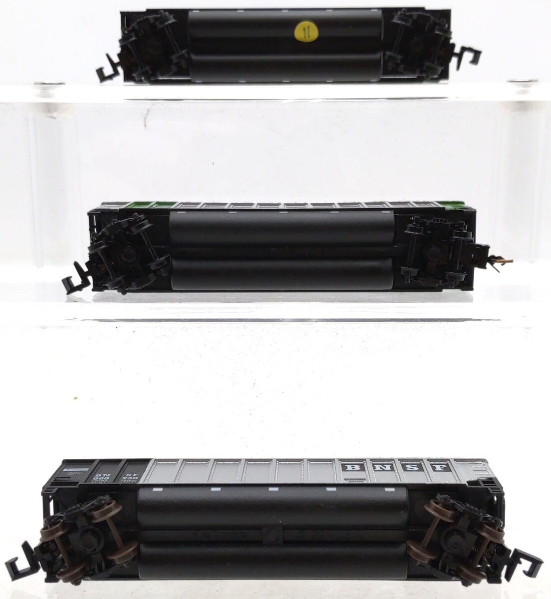 Deluxe Innovations Assorted N Scale Gondola Cars: 12100, 12090, 12040 [3] LN/Box