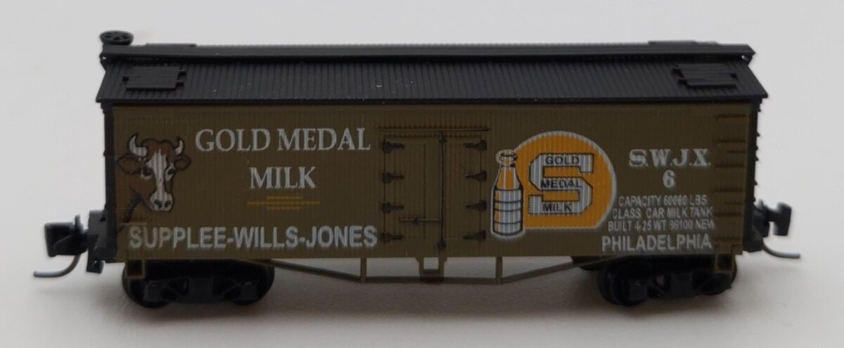 Father Nature 5006 Z Supplee Wills Jones Milk Co "Gold Medal" Billboard Reefer#6 LN/Box