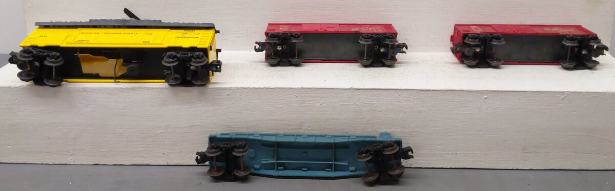 Lionel Vintage O Gauge Freight Cars: 6511-2, 3619, 6024, 6014 [4] VG