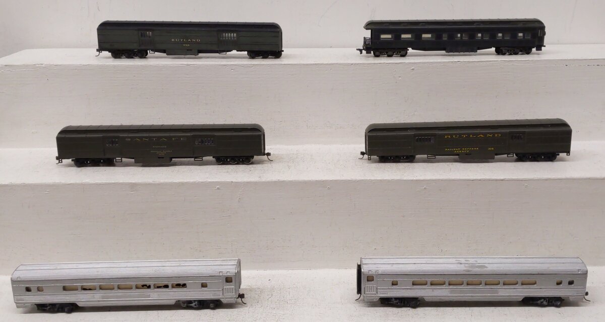 Assorted HO Scale Passenger Cars [6] EX
