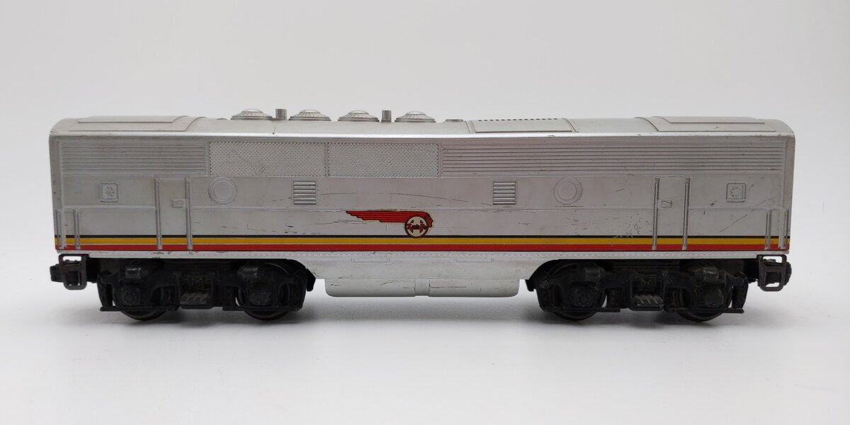 Lionel 2243C Vintage O Santa Fe Louver Top F3 Non-Pwd B-Unit Diesel Locomotive VG
