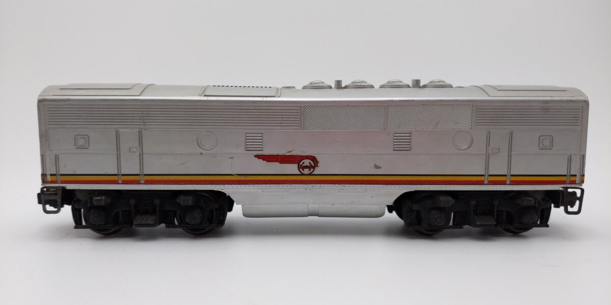 Lionel 2243C Vintage O Santa Fe Louver Top F3 Non-Pwd B-Unit Diesel Locomotive VG